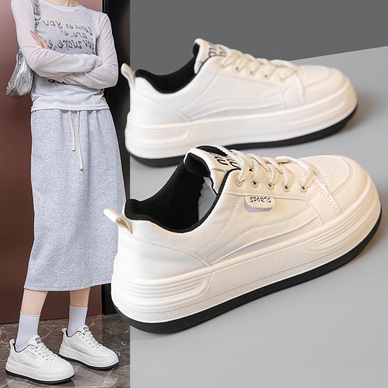 High-end thick-soled little white shoes women s new spring and autumn versatile niche board shoes casual sports shoes 35 бежевий
High-end thick-soled little white shoes women s new spring and autumn versatile niche board shoes casual sports shoes 35 бежевий