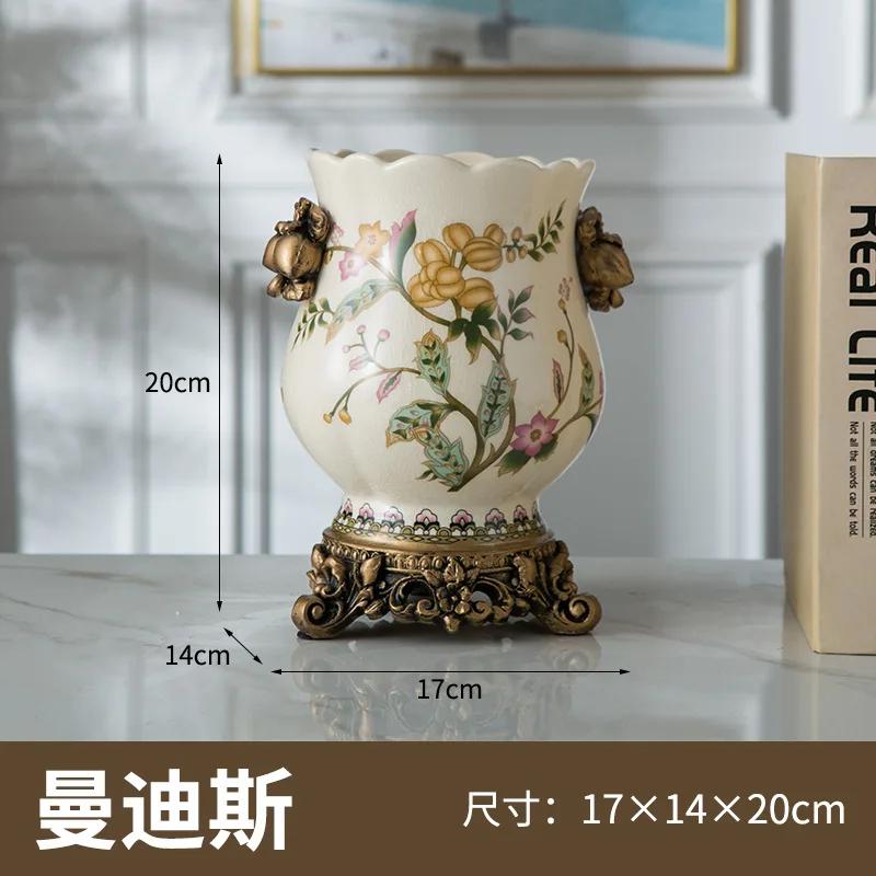 Ваза высокого класса керамическая сине-белая фарфоровая легкая роскошная гостиная современный китайский цветочный горшок цветочная композиция орнамент
Ваза высокого класса керамическая сине-белая фарфоровая легкая роскошная гостиная современный китайский цветочный горшок цветочная композиция орнамент