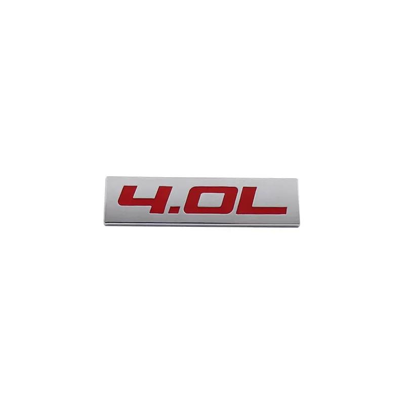 Premium For Universal 4.0L 4.0 L Nameplate car Engine Hood Fender trunk Tail Rear Bonnet Decal Emblem Badge Sticker
Premium For Universal 4.0L 4.0 L Nameplate car Engine Hood Fender trunk Tail Rear Bonnet Decal Emblem Badge Sticker