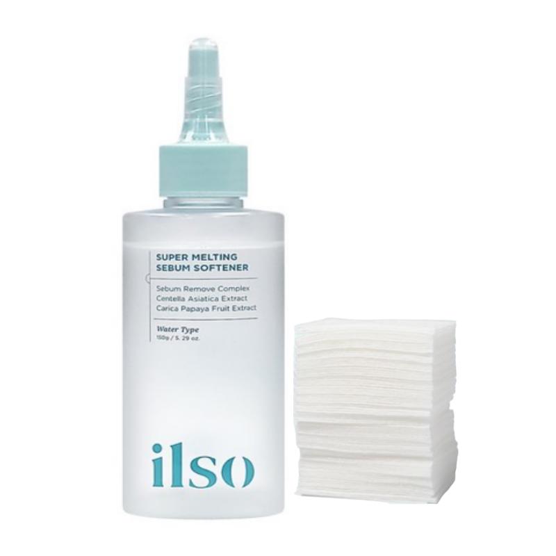 ILSO Super Melting Sebum Softener 150ml Special Set + 40 Cotton Pads – Blackhead & Pore Care Toner for Oily Skin
ILSO Super Melting Sebum Softener 150ml Special Set + 40 Cotton Pads – Blackhead & Pore Care Toner for Oily Skin