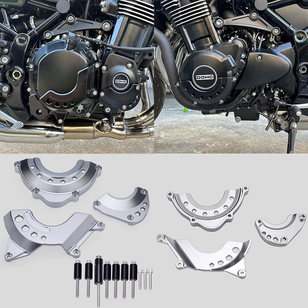 Motorcycle Engine Cover Engine Slider Engine Guard Fits Kawasaki Z900 Z900RS Z900RSCAFE All Models (Silver)
Motorcycle Engine Cover Engine Slider Engine Guard Fits Kawasaki Z900 Z900RS Z900RSCAFE All Models (Silver)
