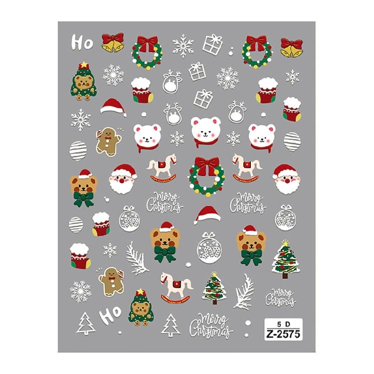 1 Sheet Self Adhesive 5D Embossed Christmas Nail Stickers Stylish Santa Nail Supplies Fashion Nail Art Accessories
1 Sheet Self Adhesive 5D Embossed Christmas Nail Stickers Stylish Santa Nail Supplies Fashion Nail Art Accessories