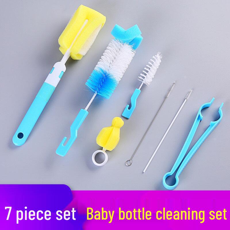 Набор для чистки детских бутылочек и аксессуаров из 7 предметов: Включает щетки для бутылок, сосок, трубочек и зажим для бутылок. синий
Набор для чистки детских бутылочек и аксессуаров из 7 предметов: Включает щетки для бутылок, сосок, трубочек и зажим для бутылок. синий