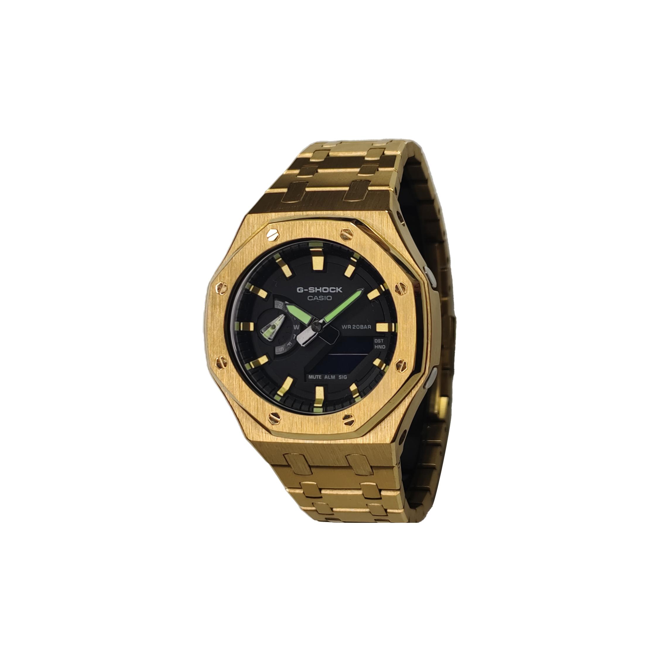 CASIO Custom Collection Electronic Movement Stainless Steel Strap Watch Men s Watches Black Dial GA-2100SKE-7A(Watch3--) Steel Ring Green Gold
CASIO Custom Collection Electronic Movement Stainless Steel Strap Watch Men s Watches Black Dial GA-2100SKE-7A(Watch3--) Steel Ring Green Gold