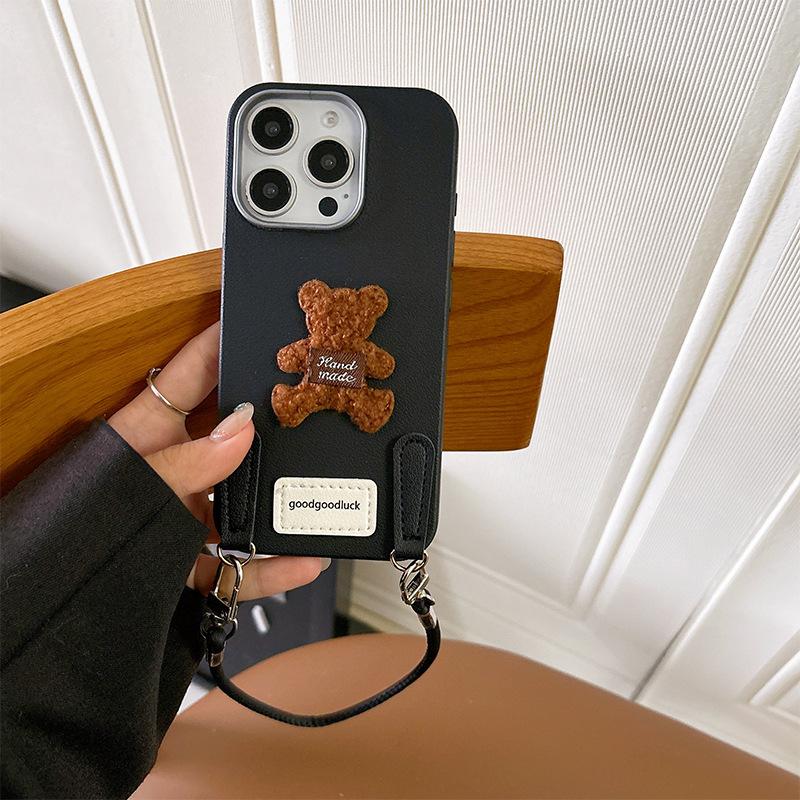 Plush Bear Goodluck Mobile Phone Case Is Suitable For Apple 16Promax Silicone Tpu Imitation Leather Iphone15 Rope. iPhone 7/8/SE 2020
Plush Bear Goodluck Mobile Phone Case Is Suitable For Apple 16Promax Silicone Tpu Imitation Leather Iphone15 Rope. iPhone 7/8/SE 2020