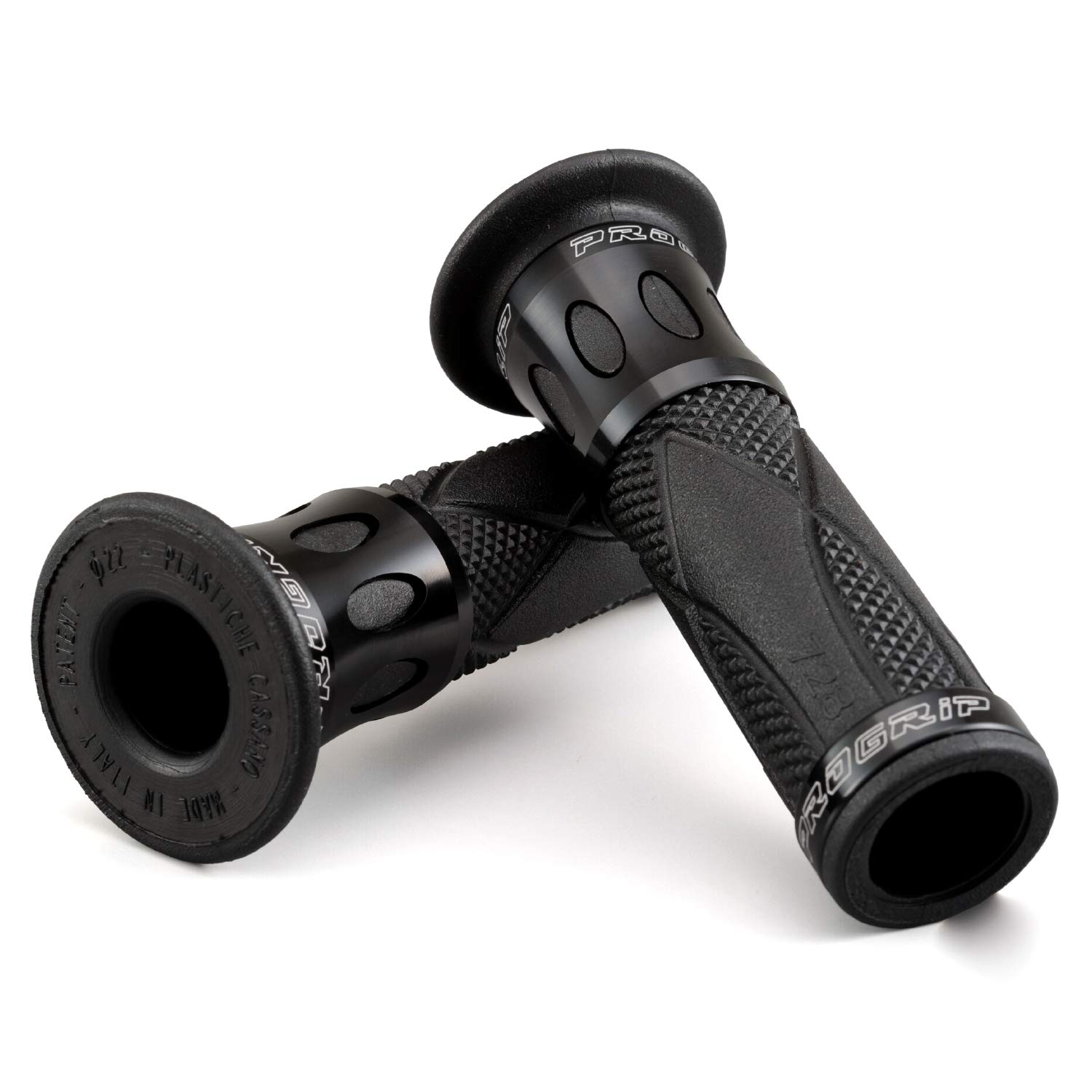 Daytona PROGRIP Motorcycle Grip for Handlebar Diameter 22.2 122mm Standard Rubber End Penetration 728 Type Aluminum Ring Black 98091
Daytona PROGRIP Motorcycle Grip for Handlebar Diameter 22.2 122mm Standard Rubber End Penetration 728 Type Aluminum Ring Black 98091