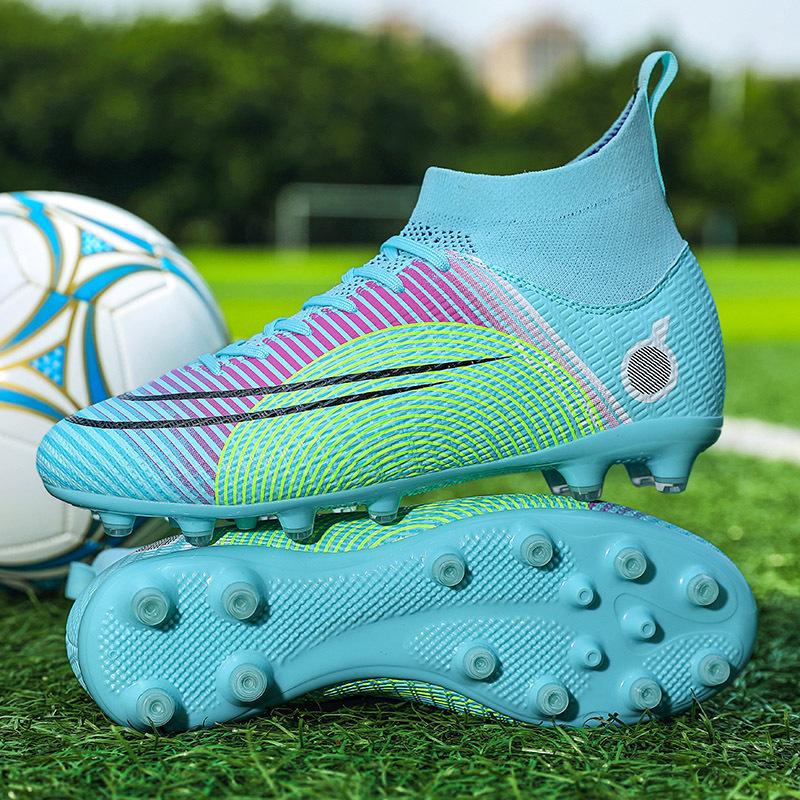 Football shoes high-top mandarin duck male broken nails primary and secondary school students non-slip wear-resistant training shoes female 33
Football shoes high-top mandarin duck male broken nails primary and secondary school students non-slip wear-resistant training shoes female 33
