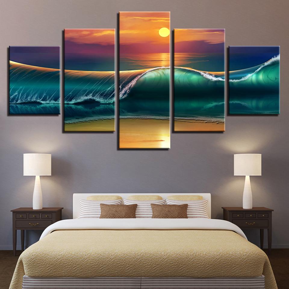 HD Prints Картины Холст Плакат Настенная художественная структура 5 штук Сансет Бич Огромные волны Морской пейзаж Картины Домашний декор Гостиная
HD Prints Картины Холст Плакат Настенная художественная структура 5 штук Сансет Бич Огромные волны Морской пейзаж Картины Домашний декор Гостиная