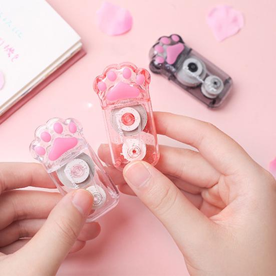 Correction Tape Transparent Smooth Sliding Plastic Lovely Cat Claw White Out Corrector Student Prize
Correction Tape Transparent Smooth Sliding Plastic Lovely Cat Claw White Out Corrector Student Prize