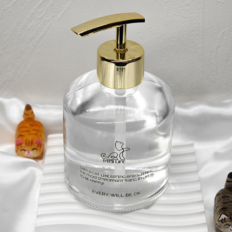 Nordic style luxury glass lotion press bottle hand sanitizer bottle shower gel shampoo bottle household hotel shampoo dispenser
Nordic style luxury glass lotion press bottle hand sanitizer bottle shower gel shampoo bottle household hotel shampoo dispenser