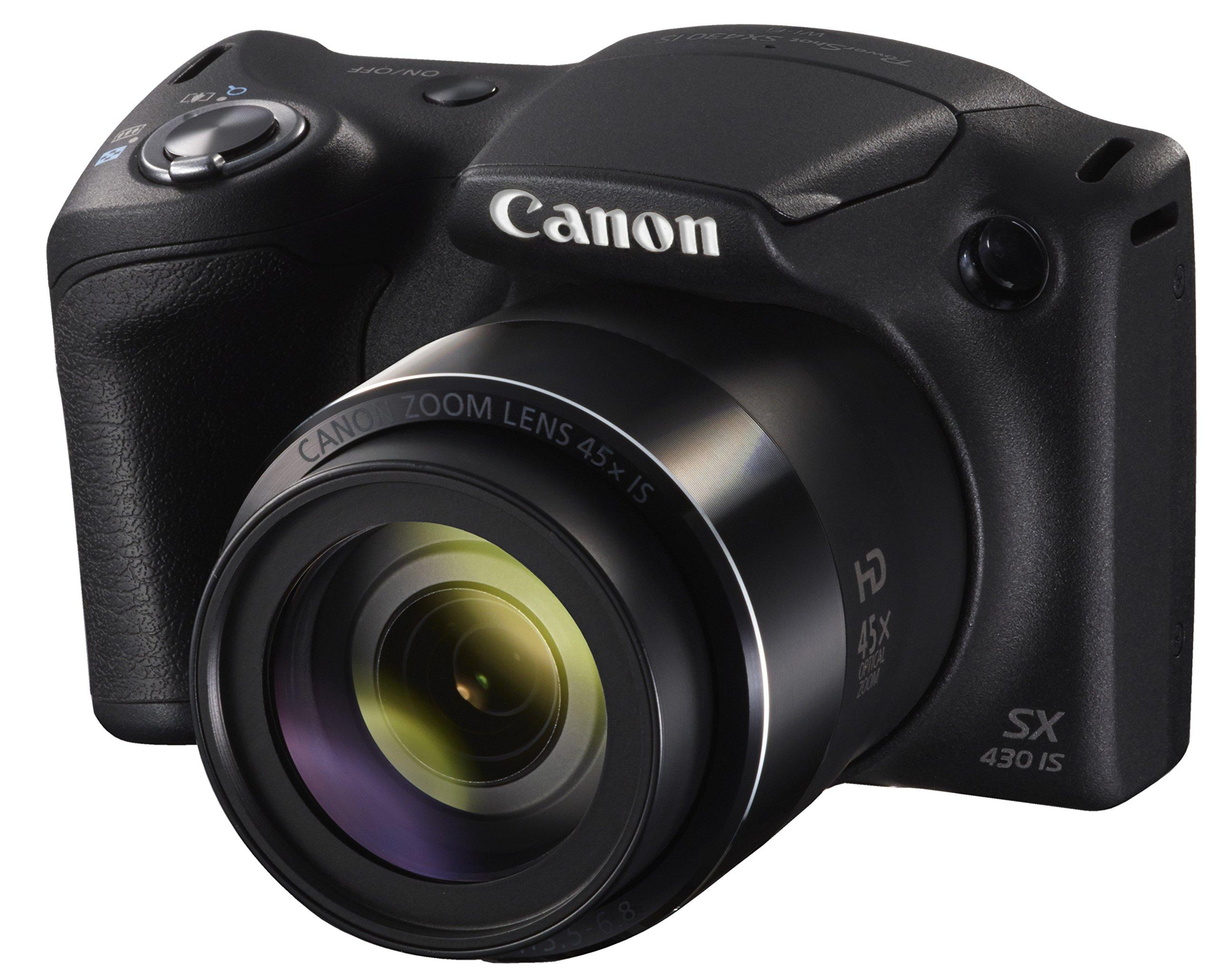 Компактна цифрова камера Canon PowerShot SX430 IS 45x Optical Compatible PSSX430IS Black Zoom/Wi-Fi
Компактна цифрова камера Canon PowerShot SX430 IS 45x Optical Compatible PSSX430IS Black Zoom/Wi-Fi