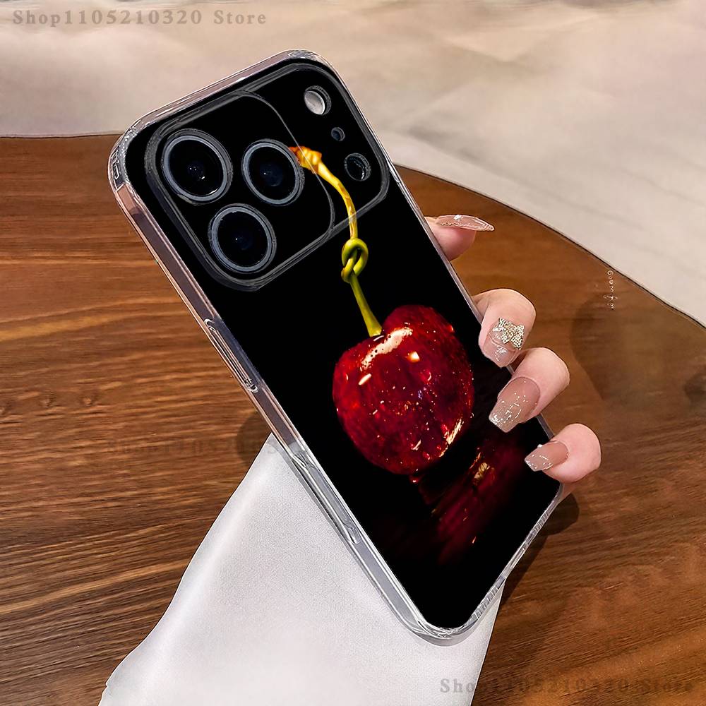 Crystal Cherry Phone Case For iPhone 17,16,15,14,13,12,11 Pro,Max,Plus,XR,Mini,E Clear Full-coverage Soft Cover iPhone16
Crystal Cherry Phone Case For iPhone 17,16,15,14,13,12,11 Pro,Max,Plus,XR,Mini,E Clear Full-coverage Soft Cover iPhone16