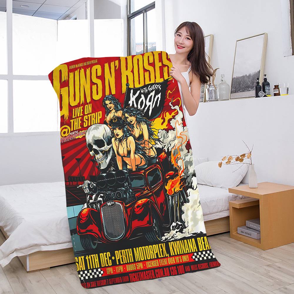 Vintage Rock Music Band G-Guns N Roses Anime Beach Swimming Towel Soft Absorbent Washcloth Children s Gifts for Kids Travel W40*H60(CM)
Vintage Rock Music Band G-Guns N Roses Anime Beach Swimming Towel Soft Absorbent Washcloth Children s Gifts for Kids Travel W40*H60(CM)