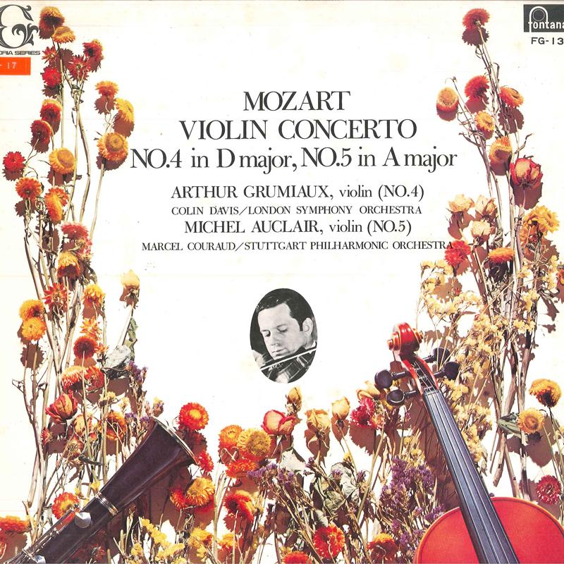 LP Record ARTHUR GRUMIAX, LONDON SYMPHONY ORC - Mozart: Violin Concerto No. 4 And N FG13 FONTANA Japan Classical Used
LP Record ARTHUR GRUMIAX, LONDON SYMPHONY ORC - Mozart: Violin Concerto No. 4 And N FG13 FONTANA Japan Classical Used