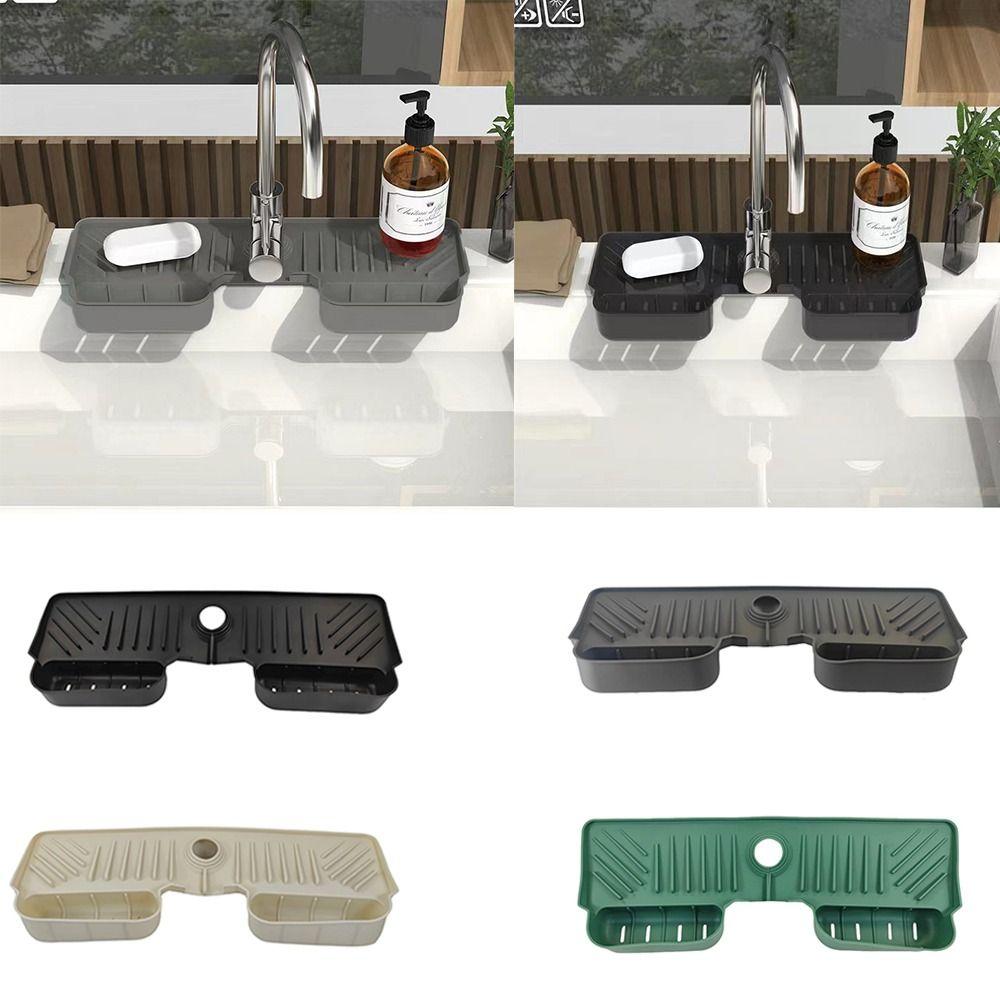 Soft Faucet Splash Guard Mat Splash Proof Gadgets Organizer Kitchen Accessories чорний
Soft Faucet Splash Guard Mat Splash Proof Gadgets Organizer Kitchen Accessories чорний
