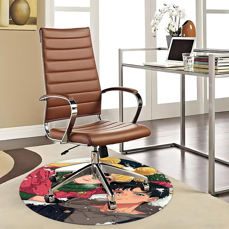 1pc Anime Cartoon Design Round Carpet Winter Wonderland Theme Chair Mat for Office, Home Decor 80cm
1pc Anime Cartoon Design Round Carpet Winter Wonderland Theme Chair Mat for Office, Home Decor 80cm