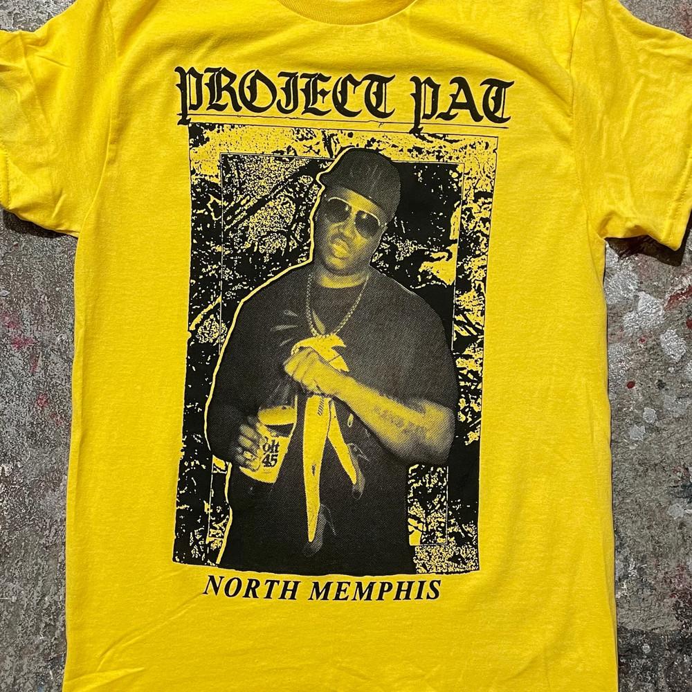 Project Pat rap memphis VTG T-shirt yellow Short sleeve all sizes S-5xl Unisex T-Shirt XL
Project Pat rap memphis VTG T-shirt yellow Short sleeve all sizes S-5xl Unisex T-Shirt XL