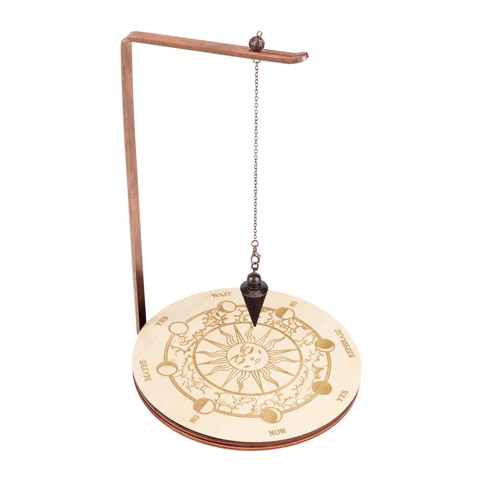 Wooden Divination Pendulum Game Board Swing Display Shelf Pendulum Stand Table Decorations Altar Ornaments Plate
Wooden Divination Pendulum Game Board Swing Display Shelf Pendulum Stand Table Decorations Altar Ornaments Plate