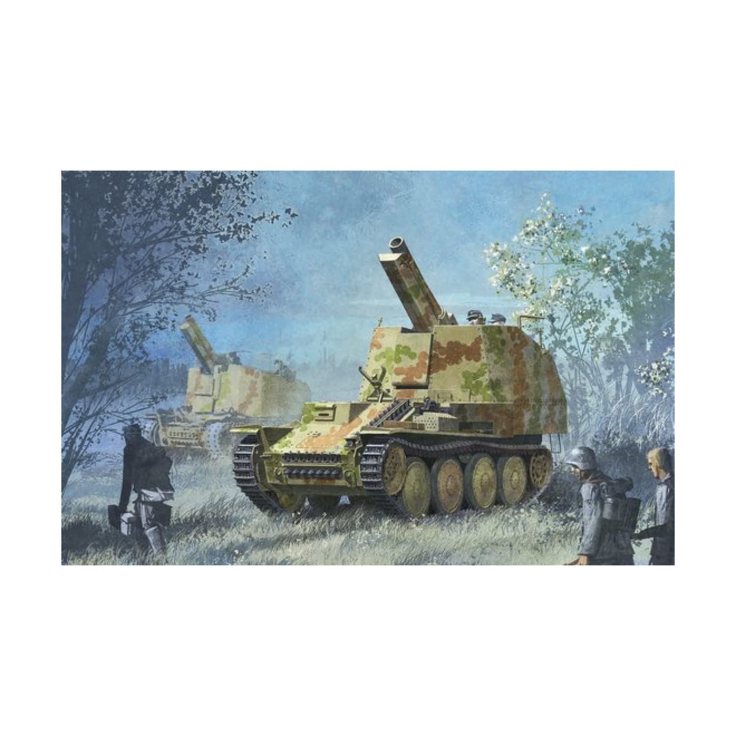 WWII German Army 15cm Heavy Infantry Gun Grille K Type Plastic Model 1/35 Self-Propelled
WWII German Army 15cm Heavy Infantry Gun Grille K Type Plastic Model 1/35 Self-Propelled