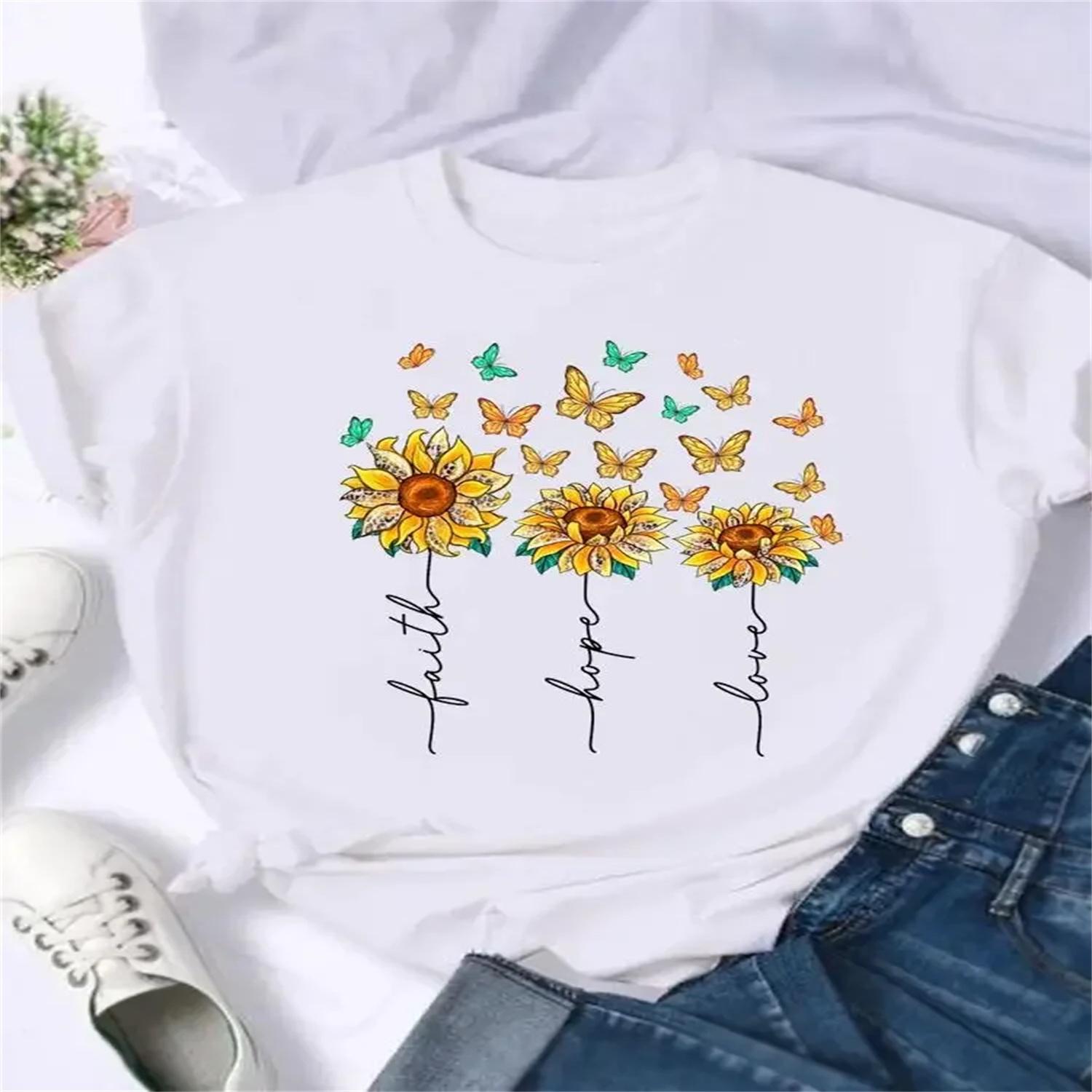 Clothing Fashion Short Sleeve T-shirts Female Print T Top Butterfly Letter Style Women Cartoon Shirt Graphic Tee XXXXXL білий
Clothing Fashion Short Sleeve T-shirts Female Print T Top Butterfly Letter Style Women Cartoon Shirt Graphic Tee XXXXXL білий