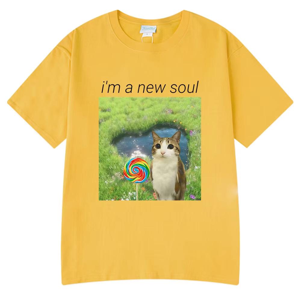 Cat Owl Lollipop Funny Meowl Meme Im A New Soul Tshirts Unisexs Clothing Fashion Tee Tops Harajuku Short Sleeves Cotton T Shirts 4XL
Cat Owl Lollipop Funny Meowl Meme Im A New Soul Tshirts Unisexs Clothing Fashion Tee Tops Harajuku Short Sleeves Cotton T Shirts 4XL