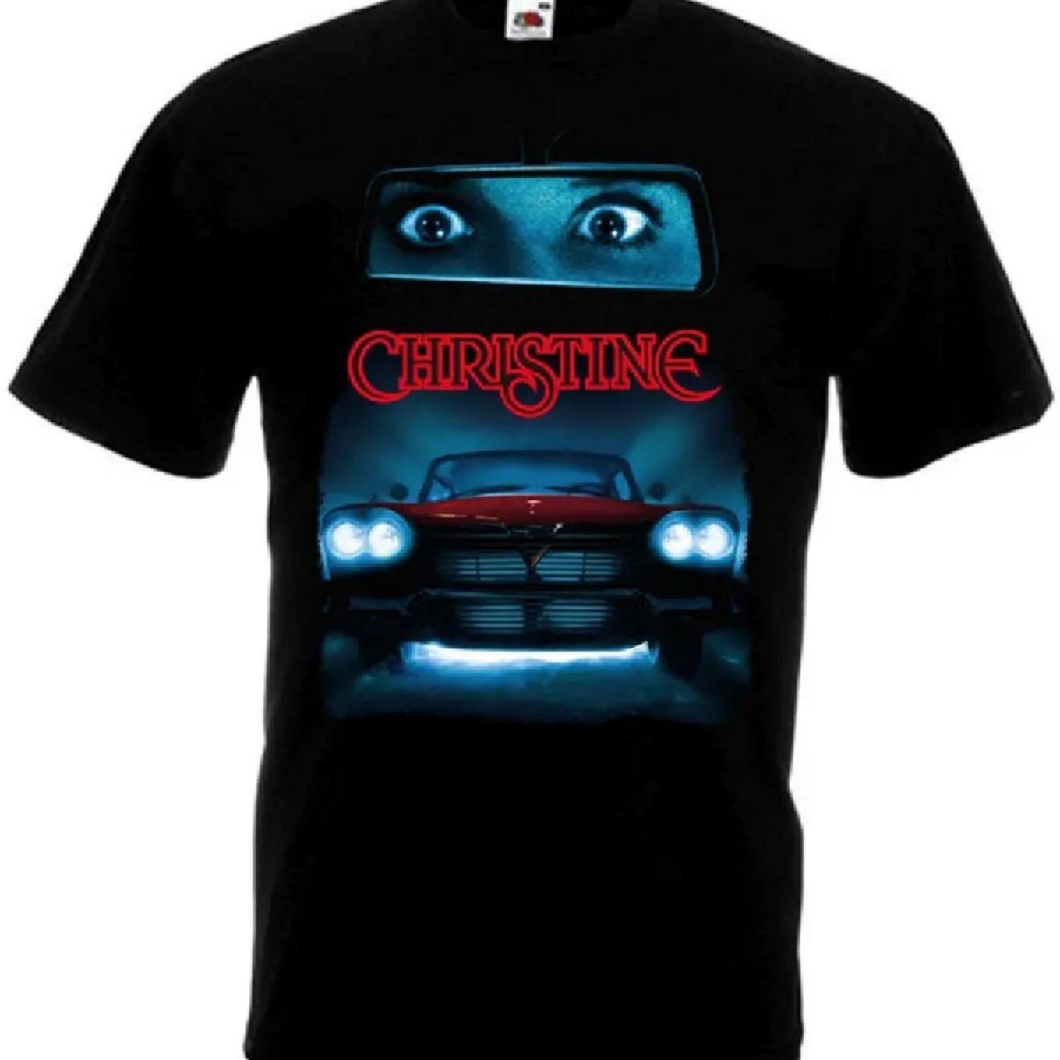 CHRISTINE Movie Poster T shirt Black all sizes. S
CHRISTINE Movie Poster T shirt Black all sizes. S