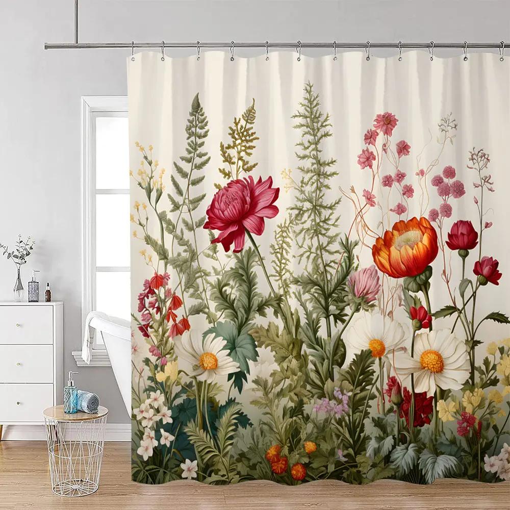 Floral Butterfly Shower Curtains Black and White Flowers Botanical Watercolour Art Modern Minimalist Bathroom Curtain Decor Sets W90XH180cm
Floral Butterfly Shower Curtains Black and White Flowers Botanical Watercolour Art Modern Minimalist Bathroom Curtain Decor Sets W90XH180cm