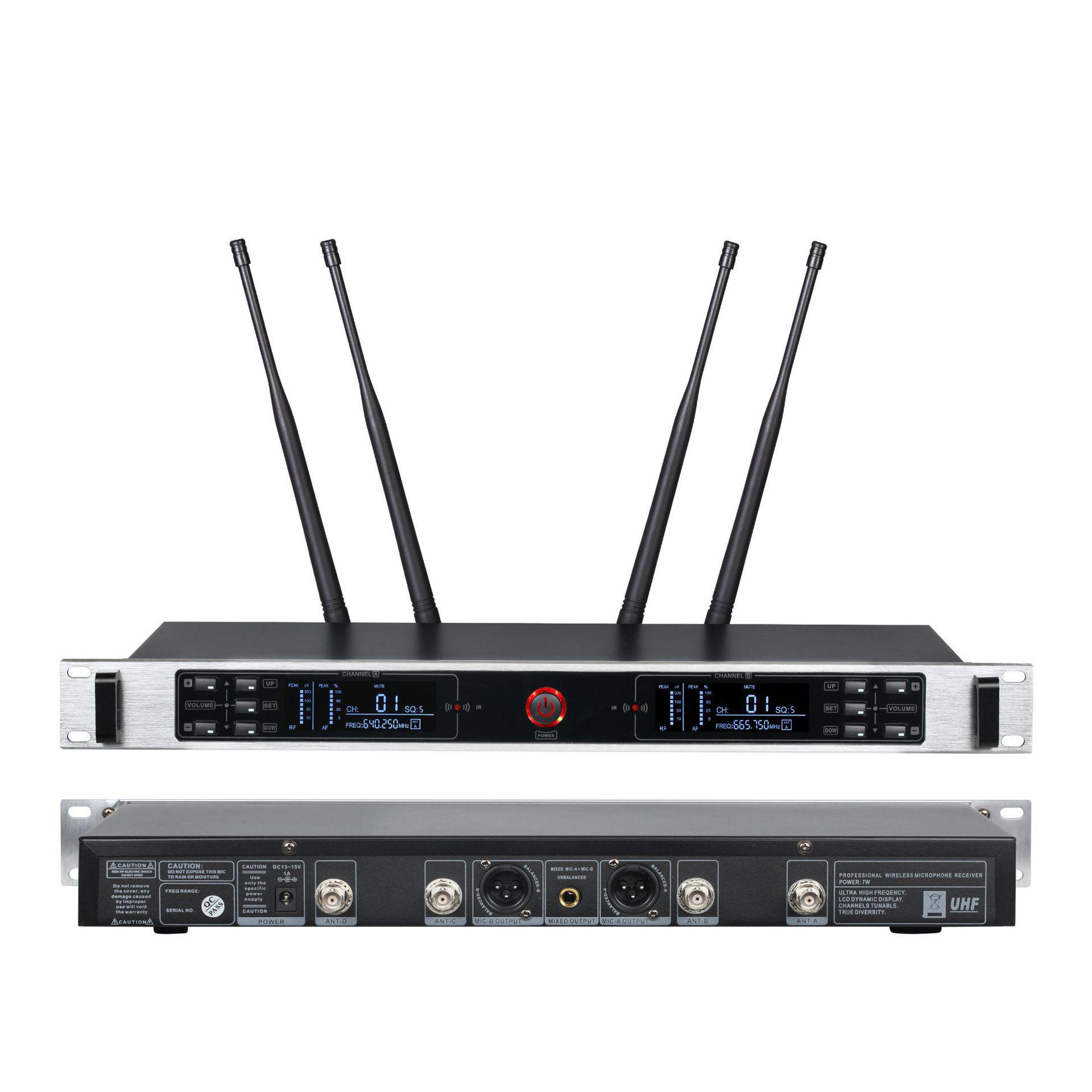 True Diversity Wireless Dual Headset Microphone System UR-3000 with Black Headset, One-to-Two
True Diversity Wireless Dual Headset Microphone System UR-3000 with Black Headset, One-to-Two