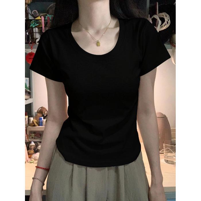 Special Design Sense Niche Front Shoulder Crew Neck Short Sleeve T-Shirt Women s Summer Sweet Spice Girls Short High Waist Slim Skinny Top XL чорний
Special Design Sense Niche Front Shoulder Crew Neck Short Sleeve T-Shirt Women s Summer Sweet Spice Girls Short High Waist Slim Skinny Top XL чорний