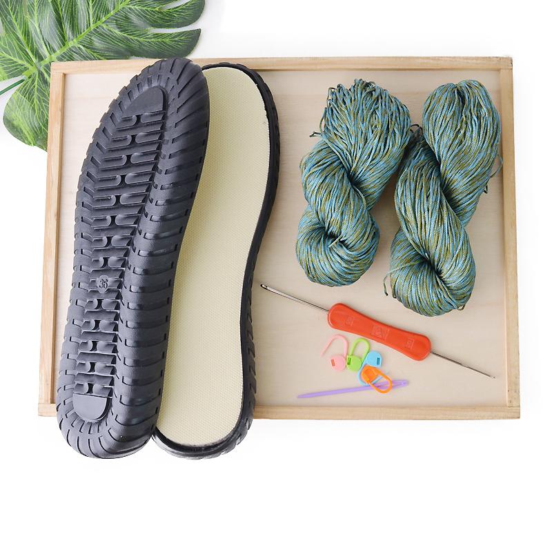 Літня прохолода DIY Hook Soles Hook Line Anti-kick Soft Bottom Soles + Hollow Line Slippers Sandals DIY Hand-That Shoes Material 35
Літня прохолода DIY Hook Soles Hook Line Anti-kick Soft Bottom Soles + Hollow Line Slippers Sandals DIY Hand-That Shoes Material 35