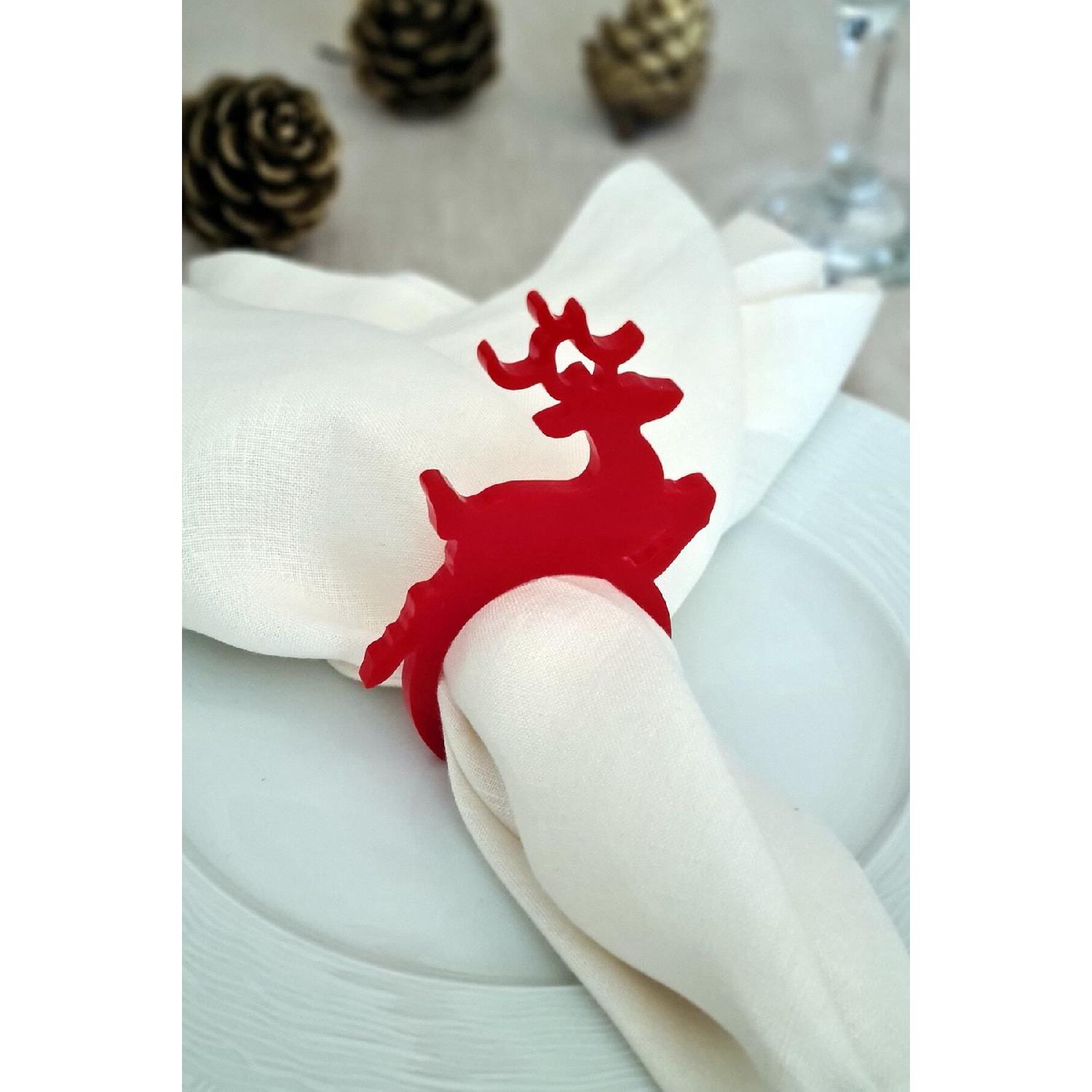Christmas Deer Patterned 6-piece Red Color Acrylic Napkin Ring Napkin Rings красный
Christmas Deer Patterned 6-piece Red Color Acrylic Napkin Ring Napkin Rings красный