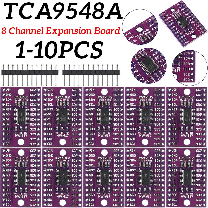TCA9548A 1-до-8 8-канальна I2C 8-канальна плата розширення IIC модуль розробки 9548 для Arduino червоний
TCA9548A 1-до-8 8-канальна I2C 8-канальна плата розширення IIC модуль розробки 9548 для Arduino червоний