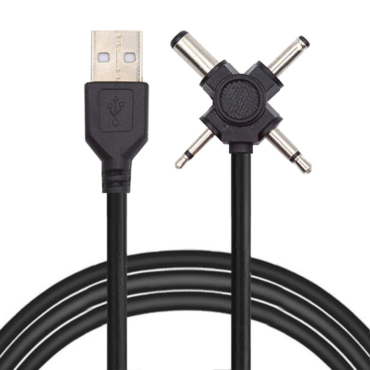PW-010-MO 4-In-1 USB 2.0 to 5.5x2.5mm 4.0x1.7mm Mono 3.5mm 2.5mm Connector Charge Cable,1.5m As Shown A
PW-010-MO 4-In-1 USB 2.0 to 5.5x2.5mm 4.0x1.7mm Mono 3.5mm 2.5mm Connector Charge Cable,1.5m As Shown A