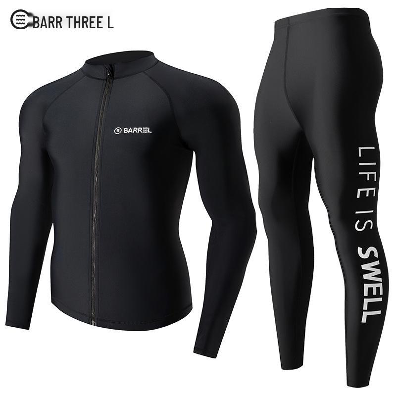 Чоловічий швидкосохнучий сонцезахисний гідрокостюм з двох частин: Спортивний костюм з довгим рукавом та штанами для схуднення, захисту від сонця та серфінгу XXXL
Чоловічий швидкосохнучий сонцезахисний гідрокостюм з двох частин: Спортивний костюм з довгим рукавом та штанами для схуднення, захисту від сонця та серфінгу XXXL