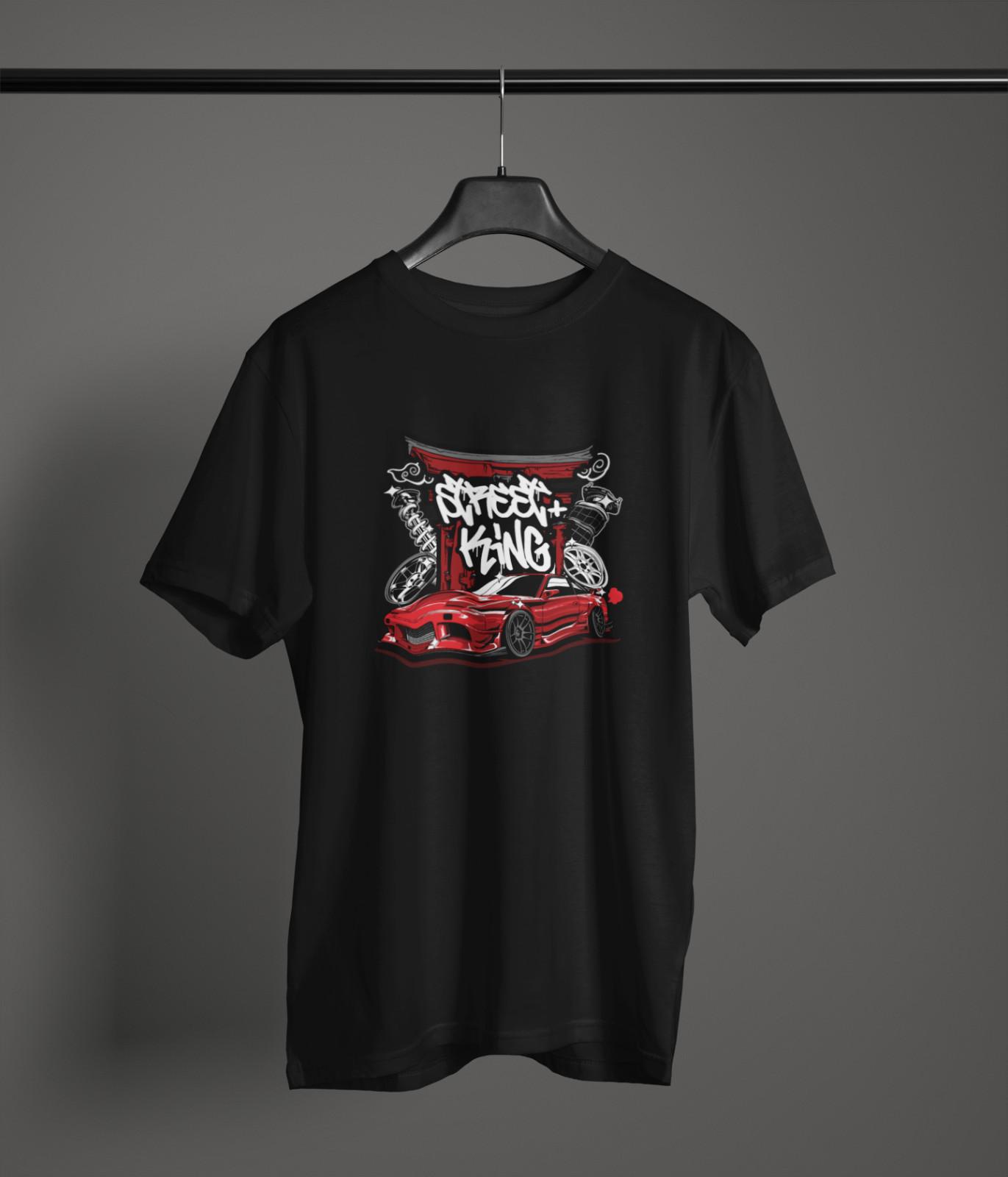 Футболка с принтом Street King JDM Fan Art 100% Хлопок Графика с изображением дрифт-кара Унисекс S
Футболка с принтом Street King JDM Fan Art 100% Хлопок Графика с изображением дрифт-кара Унисекс S