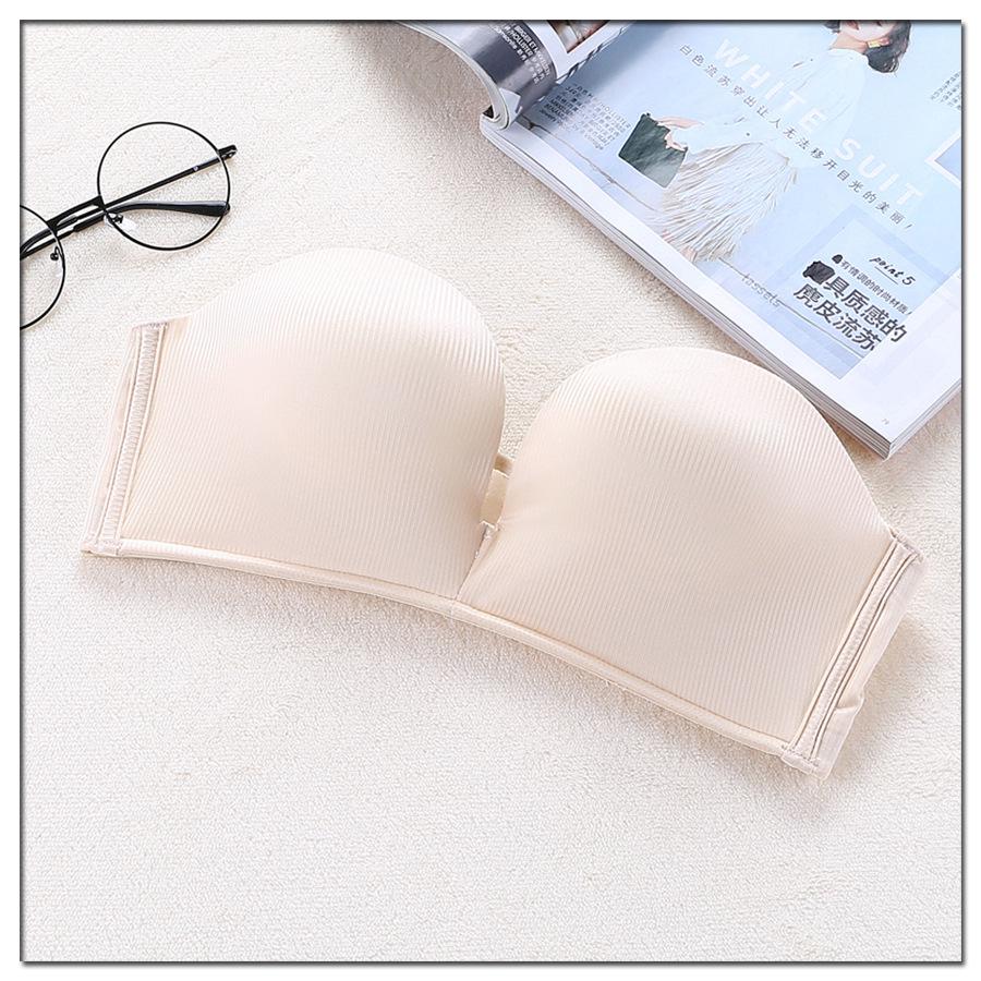 Summer invisible non-slip strapless bra new beauty stripes, wedding dress chest sticker thin sexy gathering 38/85
Summer invisible non-slip strapless bra new beauty stripes, wedding dress chest sticker thin sexy gathering 38/85