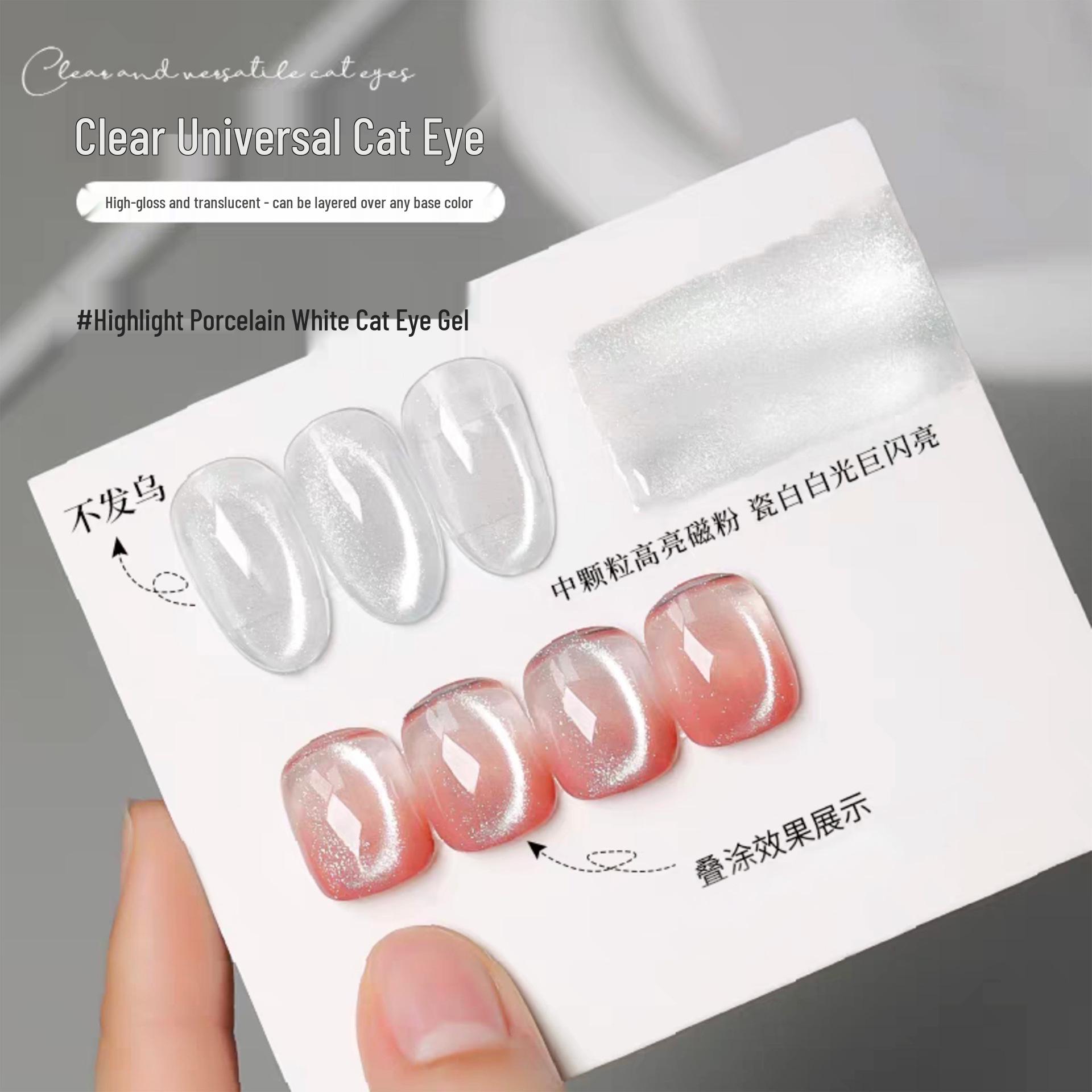 Qiaona 6-Color Cat Eye White Nail Gel
Qiaona 6-Color Cat Eye White Nail Gel