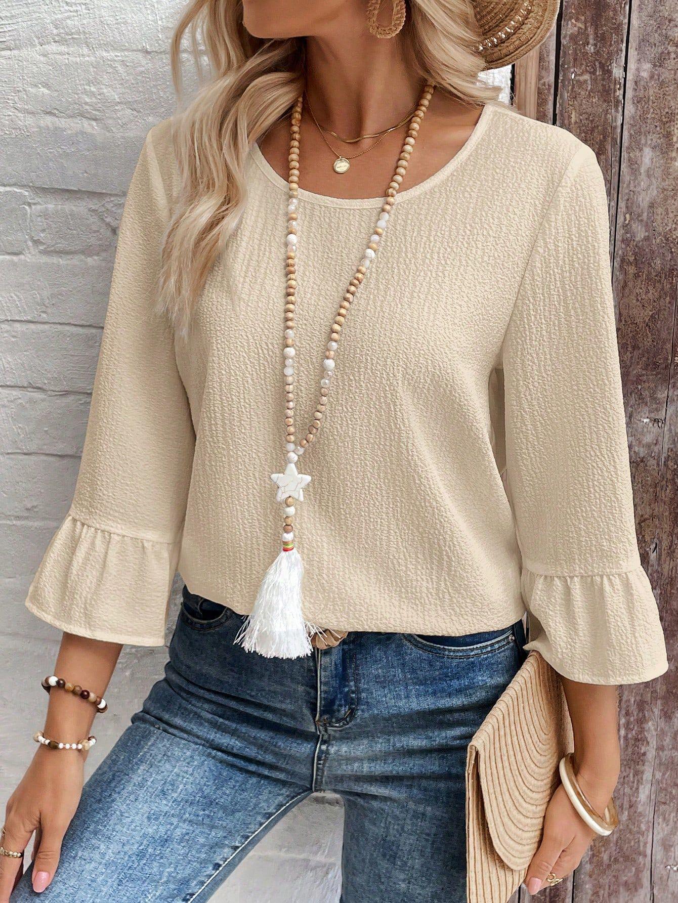 EU Exclusive Women s Spring Knit Round Neck T-Shirt XL абрикосовий
EU Exclusive Women s Spring Knit Round Neck T-Shirt XL абрикосовий