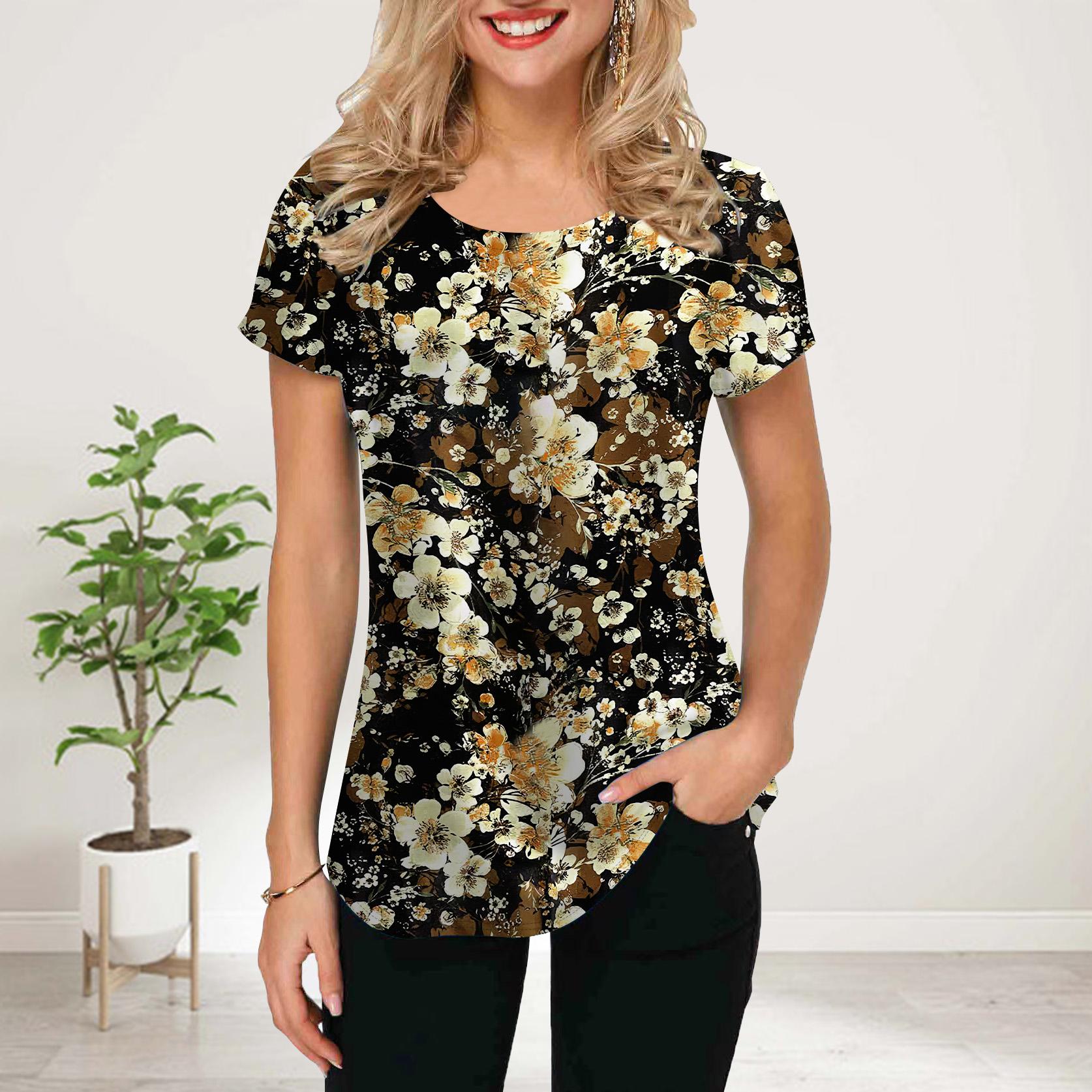 Женская летняя футболка с принтом «цепочка роз» с коротким рукавом, повседневные топы с принтом XXL
Женская летняя футболка с принтом «цепочка роз» с коротким рукавом, повседневные топы с принтом XXL