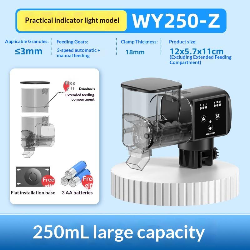 Adjustable Smart Automatic Feed Feeder With Lcd /Indicator Lights Automatic Fish Tank Auto Feeder Aquarium Accessories Z 250ml
Adjustable Smart Automatic Feed Feeder With Lcd /Indicator Lights Automatic Fish Tank Auto Feeder Aquarium Accessories Z 250ml