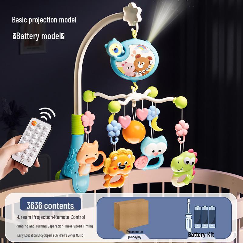 Musical Rotating Baby Bedside Ornament: 0-1 Year Crib Rattle
Musical Rotating Baby Bedside Ornament: 0-1 Year Crib Rattle