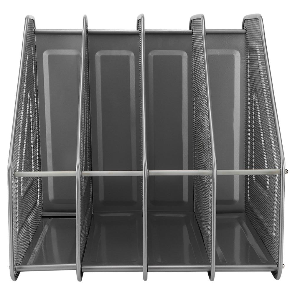 Modern Office 4-Compartment Desktop Display Rack Magazine File Document Metal Organizer(Silver) срібний
Modern Office 4-Compartment Desktop Display Rack Magazine File Document Metal Organizer(Silver) срібний