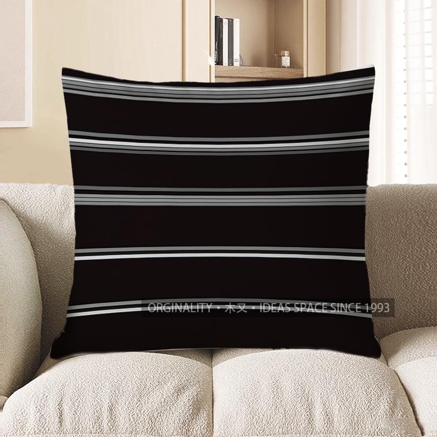 Home Decor Modern Black & White Striped Throw Pillow Pattern Cushion Cover Suitable For Sofa Bedroom Car Pillow Cover 40x40cm
Home Decor Modern Black & White Striped Throw Pillow Pattern Cushion Cover Suitable For Sofa Bedroom Car Pillow Cover 40x40cm