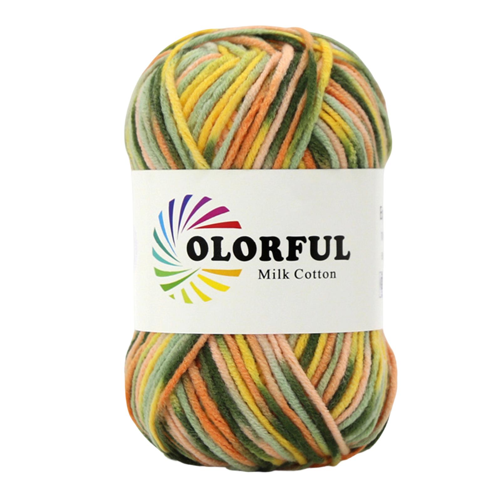 Colorful Hand Knitting 50g Knitting Crochet Milk Soft Baby Cotton Wool Yarn One Size
Colorful Hand Knitting 50g Knitting Crochet Milk Soft Baby Cotton Wool Yarn One Size