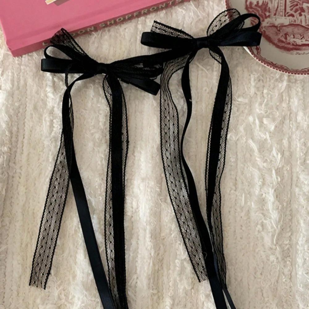 1 Pair Lace Satin Ribbon Bow Edge Clip Long Tassels Pink Blue Braid Hair Clip Hair Accessory Children Bowknot Hairpins чёрный
1 Pair Lace Satin Ribbon Bow Edge Clip Long Tassels Pink Blue Braid Hair Clip Hair Accessory Children Bowknot Hairpins чёрный