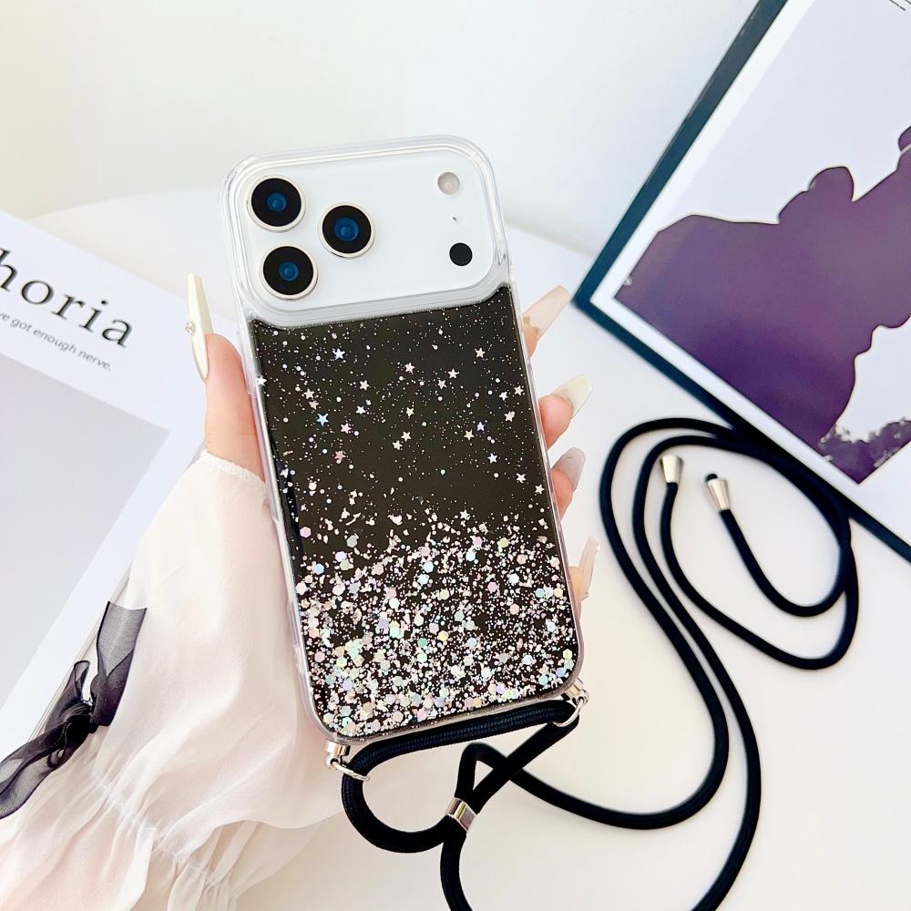 Crossbody Lanyard Clear Glitter Case for iPhone 11 12 13 14 15 16 17 Pro Max XR X XS Cover With Neck Strap Rope Cord Back Fundas Case & Strap&iPhone X чорний
Crossbody Lanyard Clear Glitter Case for iPhone 11 12 13 14 15 16 17 Pro Max XR X XS Cover With Neck Strap Rope Cord Back Fundas Case & Strap&iPhone X чорний