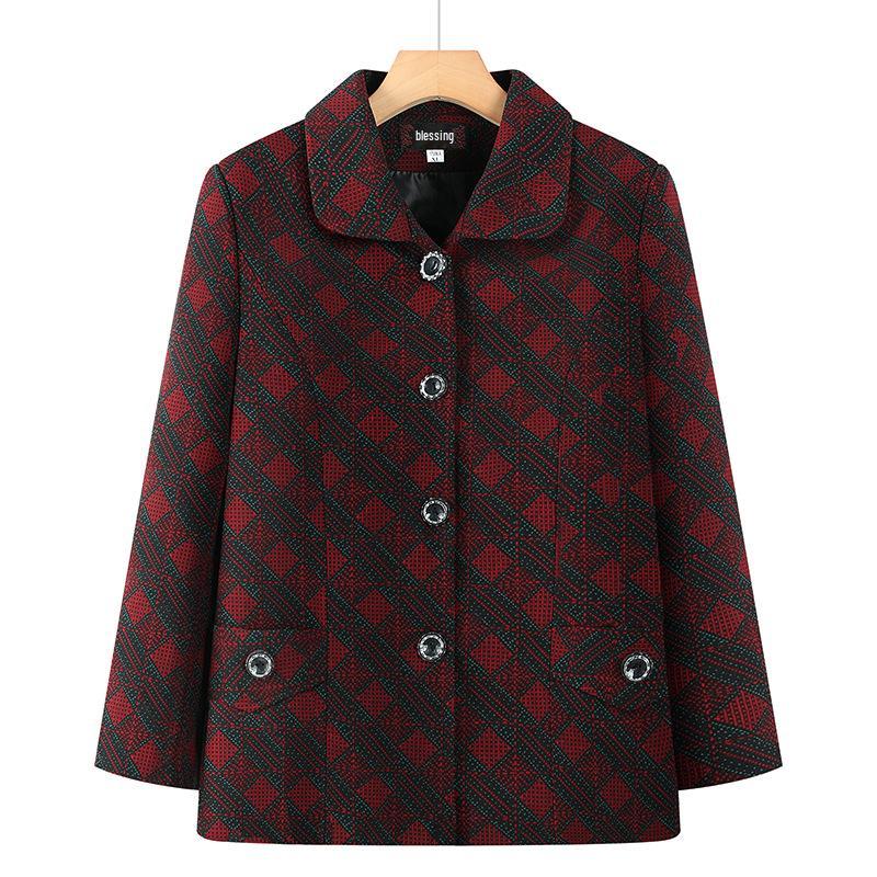 Women s Stylish Lapel Jacket for Spring & Autumn 2026 - Ideal for Middle-Aged and Elderly Ladies 3XL червоний
Women s Stylish Lapel Jacket for Spring & Autumn 2026 - Ideal for Middle-Aged and Elderly Ladies 3XL червоний