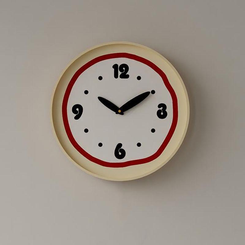 Cream Style Decorative Wall Clock Nordic Style Silent Fashionable Simple Personalized Contrasting Color Household Clock ZI29
Cream Style Decorative Wall Clock Nordic Style Silent Fashionable Simple Personalized Contrasting Color Household Clock ZI29