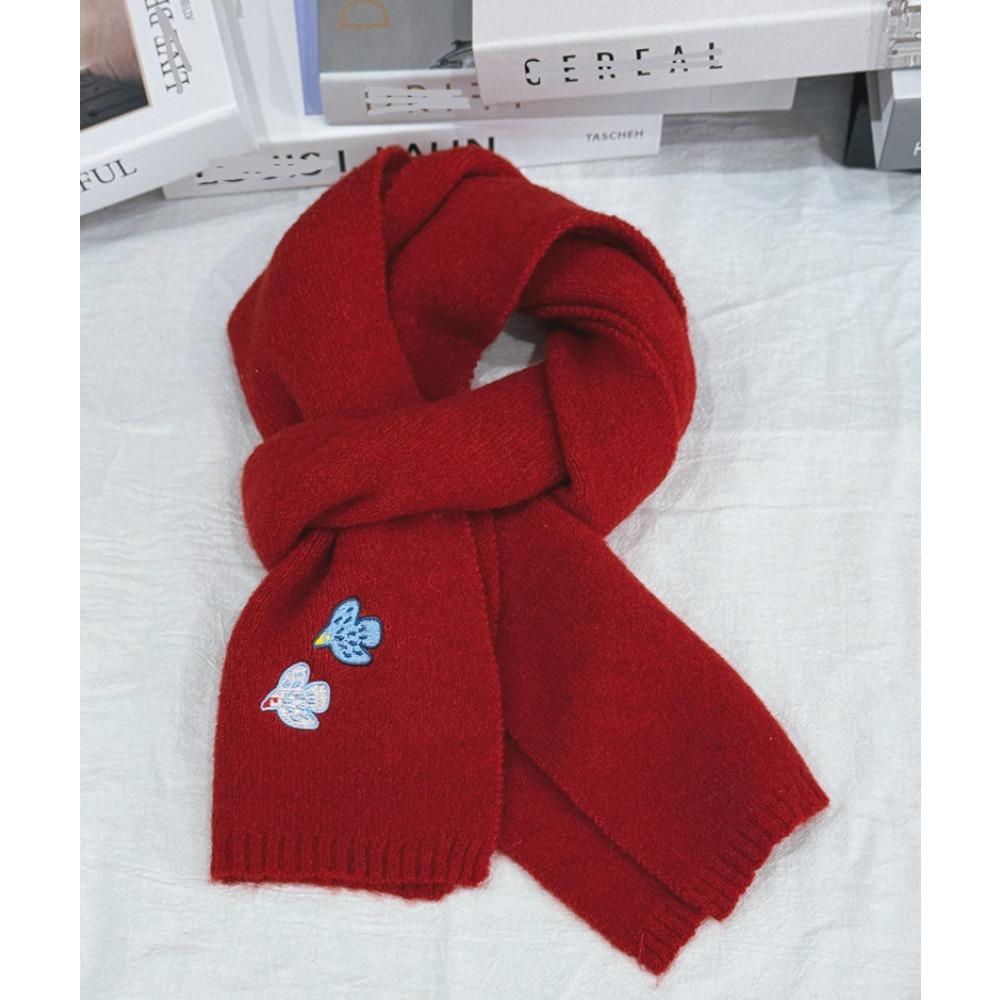 Fashionable knitted embroidered scarf, comfortable and warm, flying pigeon girl s scarf, autumn and winter, versatile cold protection scarf for вино красного
Fashionable knitted embroidered scarf, comfortable and warm, flying pigeon girl s scarf, autumn and winter, versatile cold protection scarf for вино красного
