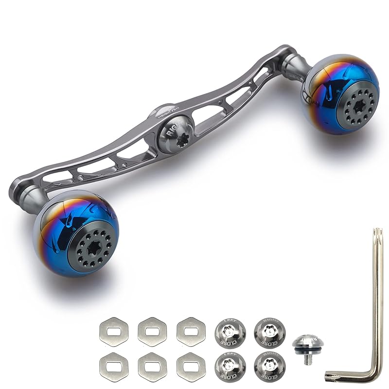 HEIGHTEN 130/120/115mm reel handle shimano daiwa abu garcia common use bait reel for Aurora Series (130mm, Gunmetal) (372)
HEIGHTEN 130/120/115mm reel handle shimano daiwa abu garcia common use bait reel for Aurora Series (130mm, Gunmetal) (372)